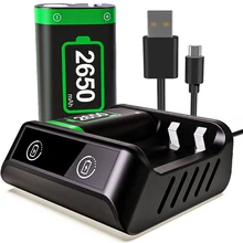 2650mAh Energy Saving Batteries Rechargeable Lithium Battery Compatible with X box Series Game Controller