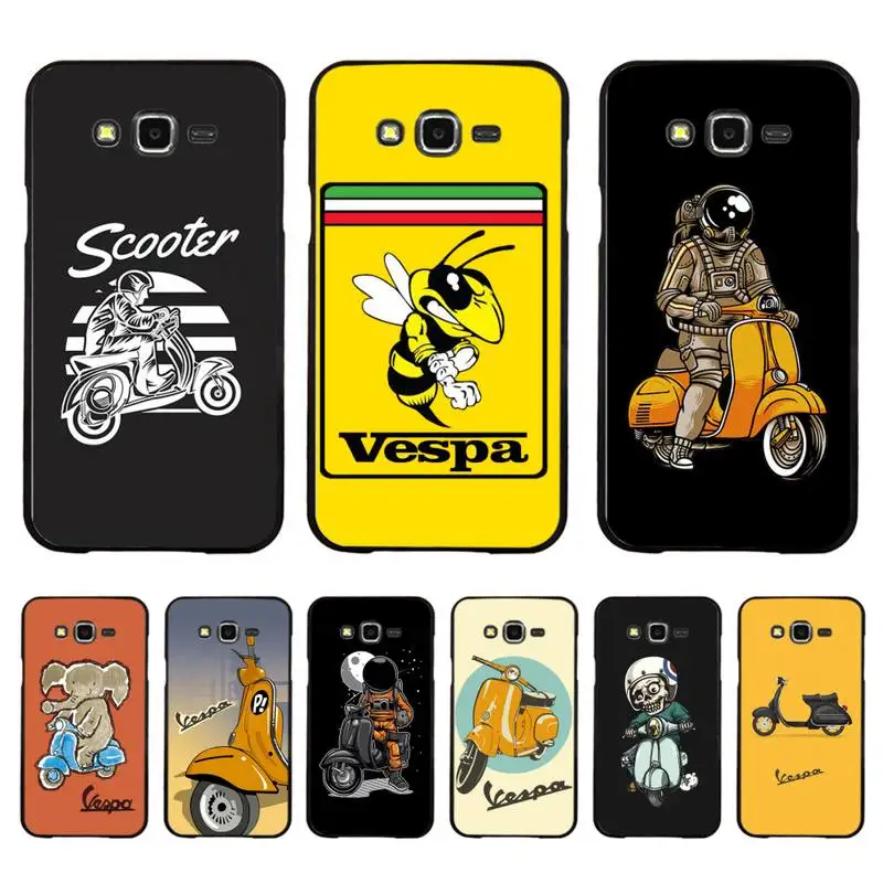 FHNBLJ Vespa самокат DIY чехол для телефона Samsung A50 A70 A40 A6 A8 Plus A7 A20 A30 S7 S8 S9 S10 S20 Plus|Бамперы| |