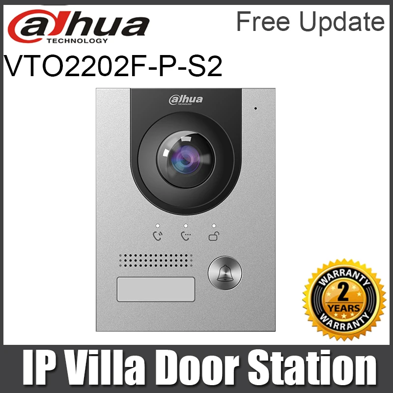 Сетевой видеорегистратор Dahua дверной звонок POE VTO2202F-P-S2 2-проводной IP вилла станции