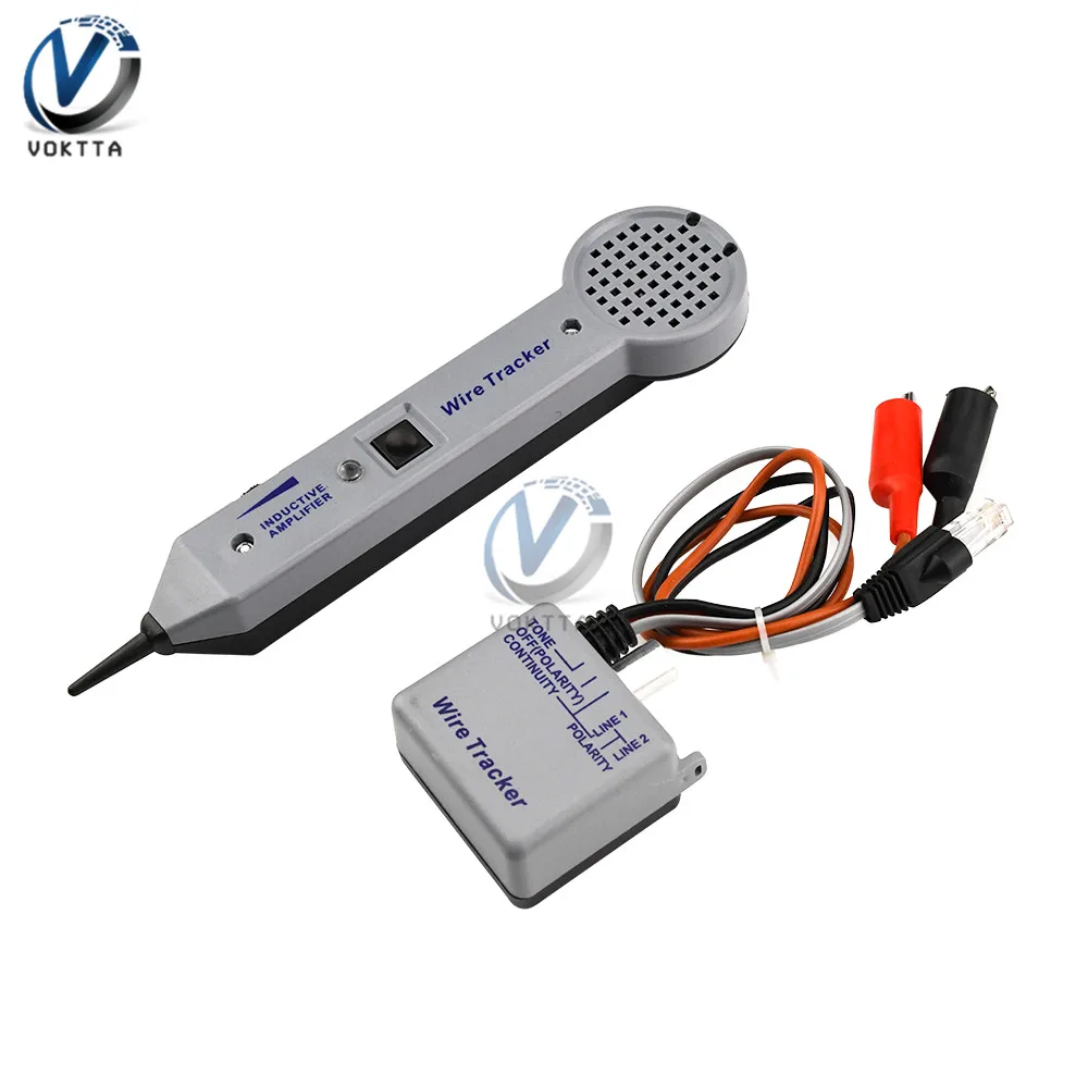 SJLERST Kit De Traceur De Fil 200EP, Testeur De Circuit De Traceur De Fil Reseau Kit De Testeur De Tracage De Cable Impedance Dentree 100mohm Audio Amplificateur A Induction Reglable 85269570