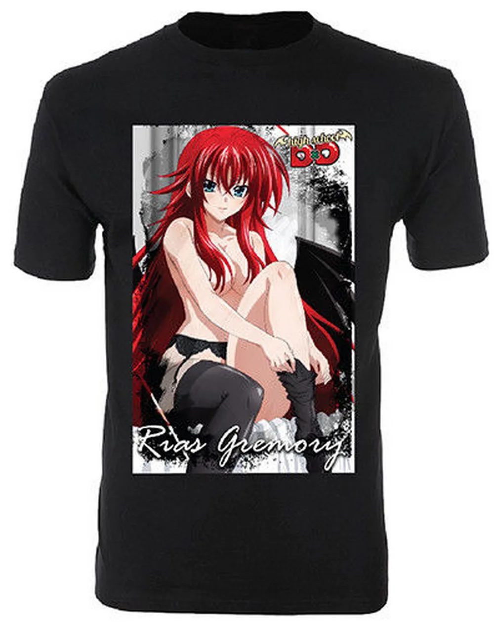 Legit High School Dxd Rias Gremory Crimson Princess аутентичная футболка #25343 Чистый хлопок Футболка |