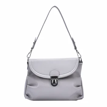 

Fashion PU Leather Ladies Hand Bags 2020 New Style Crossbody Bags For Women Fashion Silver Lock Shoulder Bags Bolsas Feminina