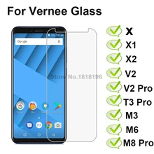 Закаленное стекло 9H для Vernee X X1 X2 V2 Pro M3 M6 M8 Pro Защитная пленка для экрана Взрывозащищенная пленка для телефона Vernee T3 Pro glass