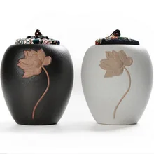 Керамическая черная керамика, чайный горшок, средний номер, четыре, два керамических чайника, герметичная копилка, черный чай, пуэр, чайный горшок