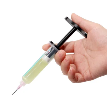 

Plunger Distributor Metal Durable Flux With 3 Dispensing Needles BGA Solder Paste Additive With Plunger Dispenser Tool