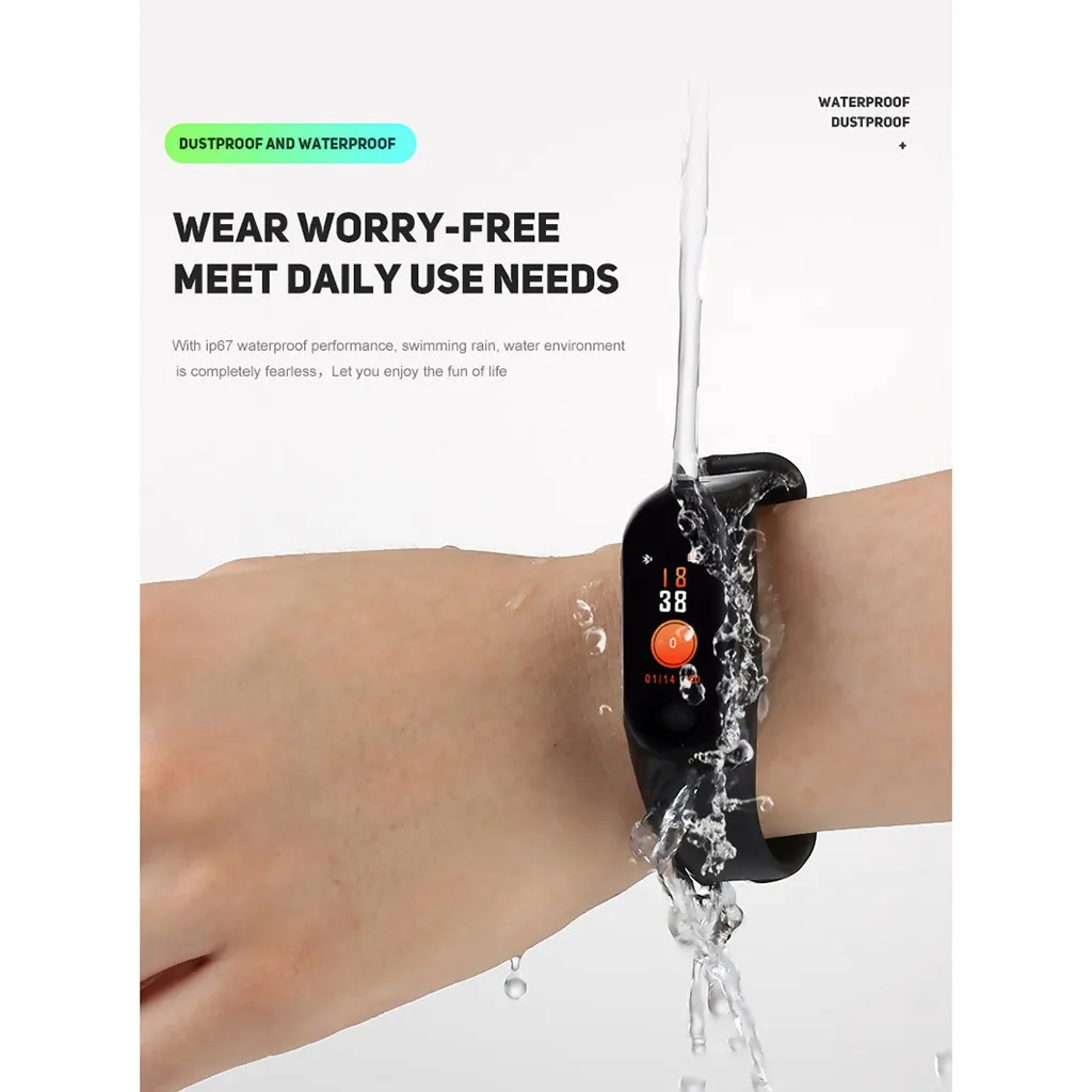 Для samsung galaxy watch Смарт-часы спортивные фитнес-активности сенсор пульса для huawei Watch gt для xiaomi mi band 3