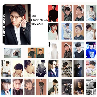30 шт./компл. EXO Planet 5 альбом разведка фото LOMO плата, вентиляторы коллекция XIUMIN SUHO LAY BAEKHYUN LJJ136 - Цвет: 14