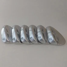 Клюшки для гольфа Серебристые SM-8 клинья 50-60 графитовые валы для гольфа с чехлом для головы Деревянные клюшки