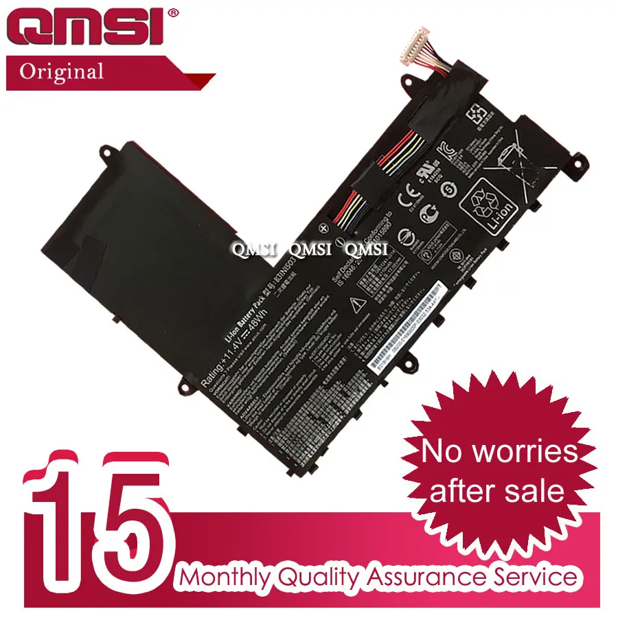 Оригинальный аккумулятор QMSI B31N1503 11 4 в 48 Вт/ч 4240 мАч применяется к ноутбуку ASUS EeeBooK