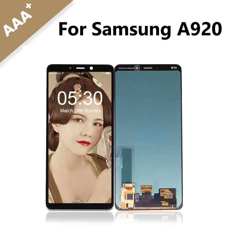 Супер AMOLED ЖК-дисплей для samsung Galaxy A9 ЖК A9s A9 Star Pro SM-A920F+ сенсорный экран дигитайзер Новинка
