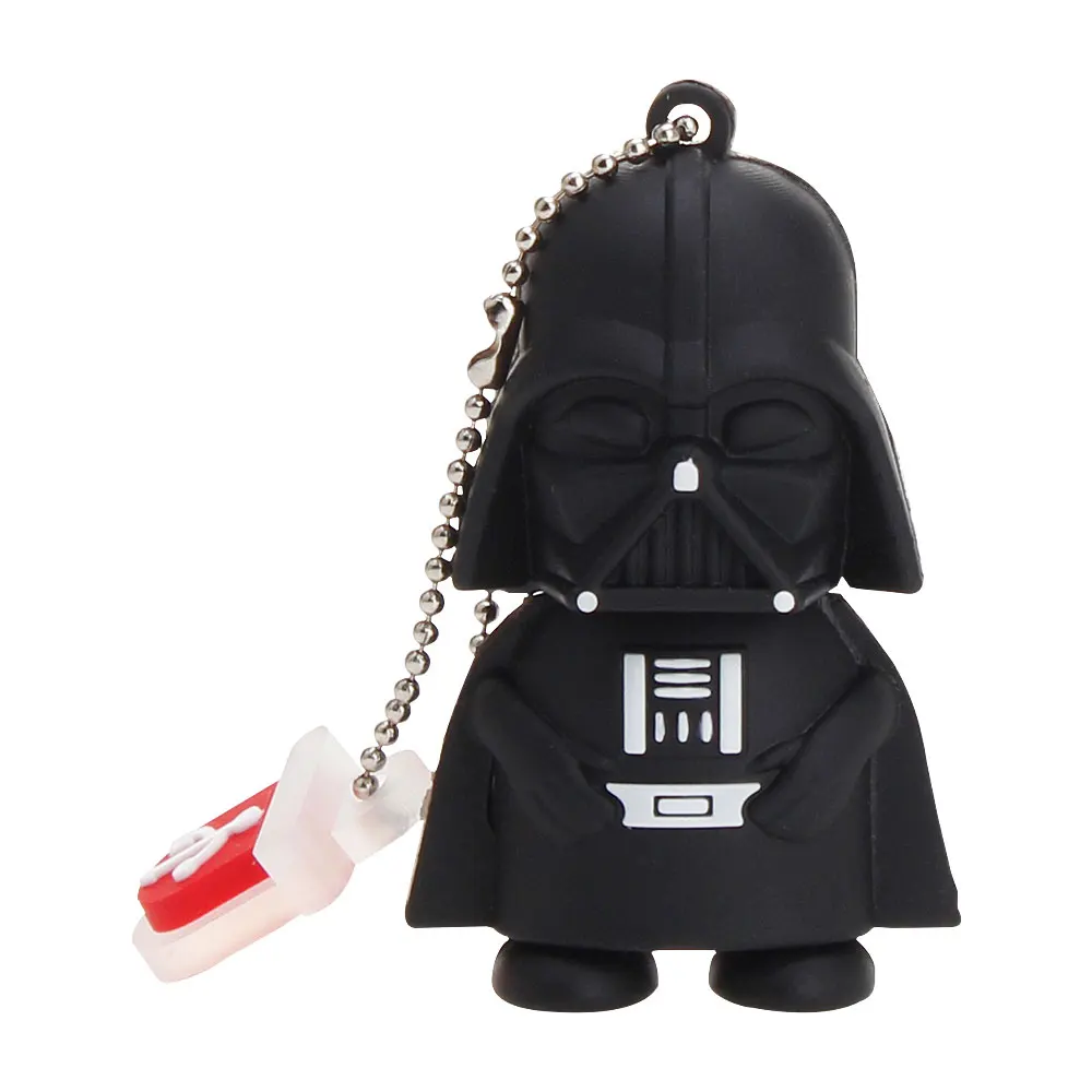 Флешка USB 64GB Флешка в форме героя мультика Звездные войны Дарт Вейдер 128GB 32GB 16GB 8GB4GB Флешка USB флеш-накопитель - Цвет: 4