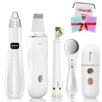 Ultrasonic Skin Scrubber Deep Pore Cleaning Blackhead Remover Vacuum Electric Facial Massager Eye Beauty Device Face Lifting 1