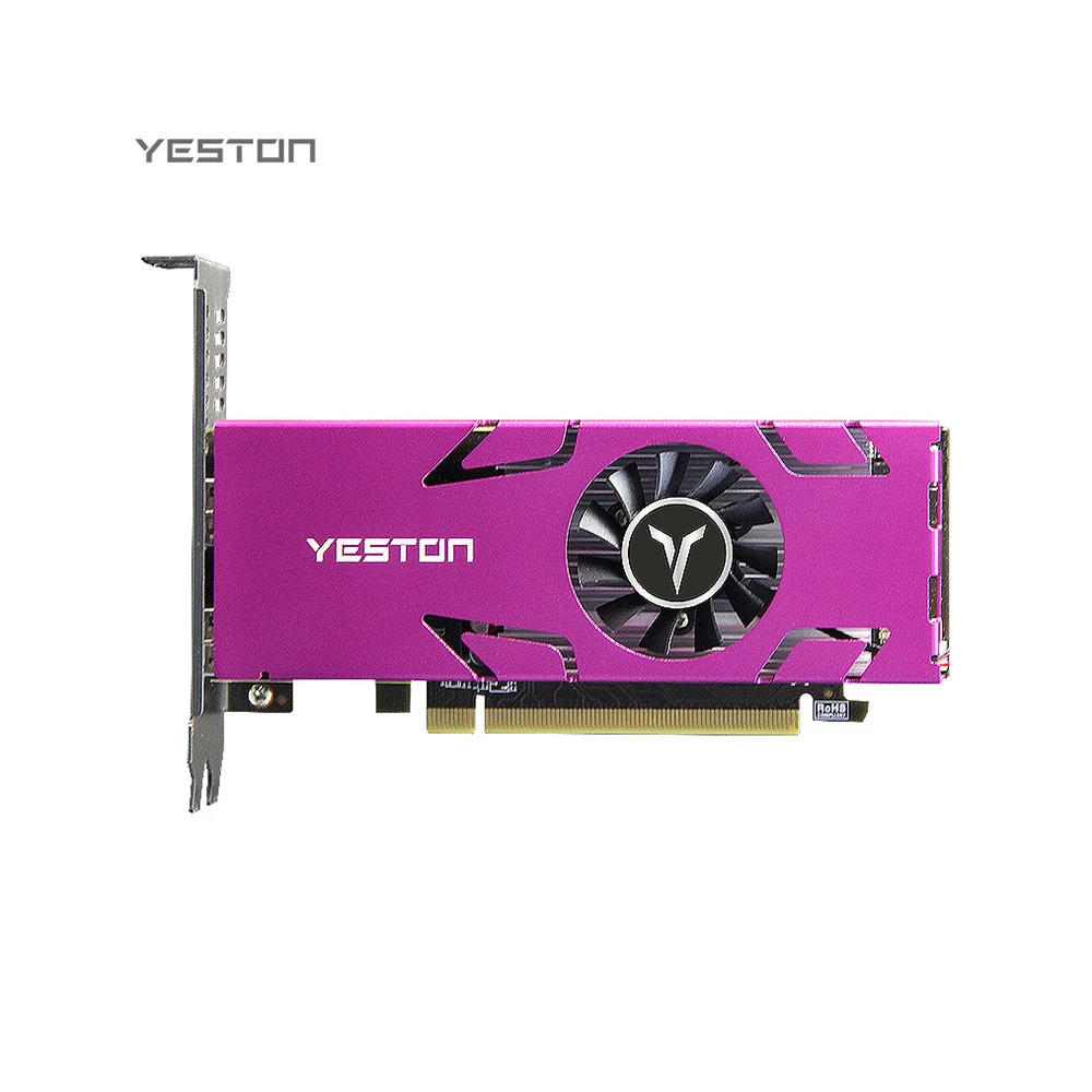 Yeston RX550-4G 4HD GA 4-screen Graphics Card 4GB/128bit/GDDR5 Memory Support Split Screen with 4*HD Output Ports Video Card best graphics card for gaming pc