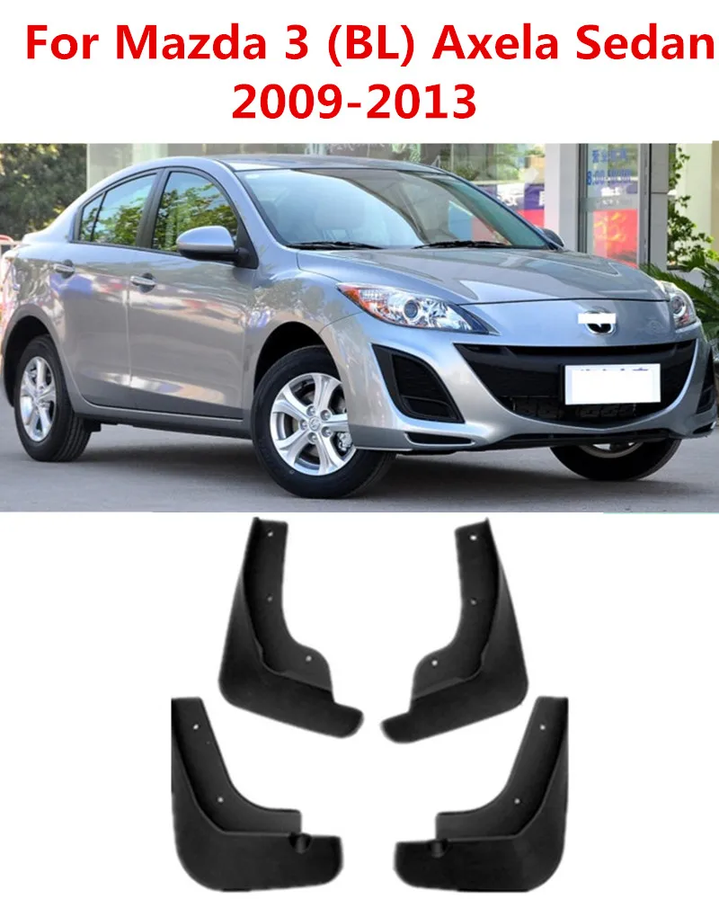 Автомобильный брызговик s для Mazda 3 Axela 2007- брызговики брызговик передние и задние Брызговики Fender - Цвет: Mazda 3 (BL) Axela