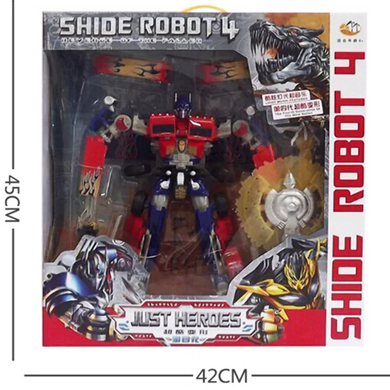 

Transformation Toy Jingang Optimus Prime Bumblebee Dual-Mode Autobots CHILDREN'S Toy Gift 3-7-Year-Old