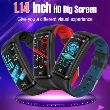 

V30S Smart Bracelet BT Sports Fitness Tracker Heart Rate Sleep Health Monitor Big Screen Smart Watch