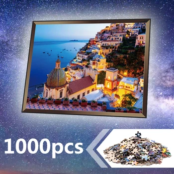 

1000pcs DIY Kids Car Picture Puzzles Educational Learning Jigsaw Assembling Game Toys for Children Adults Living Room Decoration