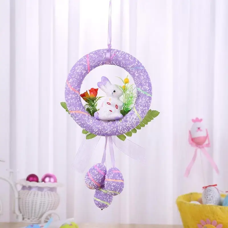 Easter Eggs Rabbit Dolls DIY Hanging Ornaments Birthday Party Decor Crafts