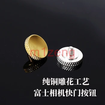 

copper convex/concave Shutter Release Button Cap/Cover for Fujifilm xt3 xe3 xt10 x100f Leica M4 M6 m9 canon nikon camera