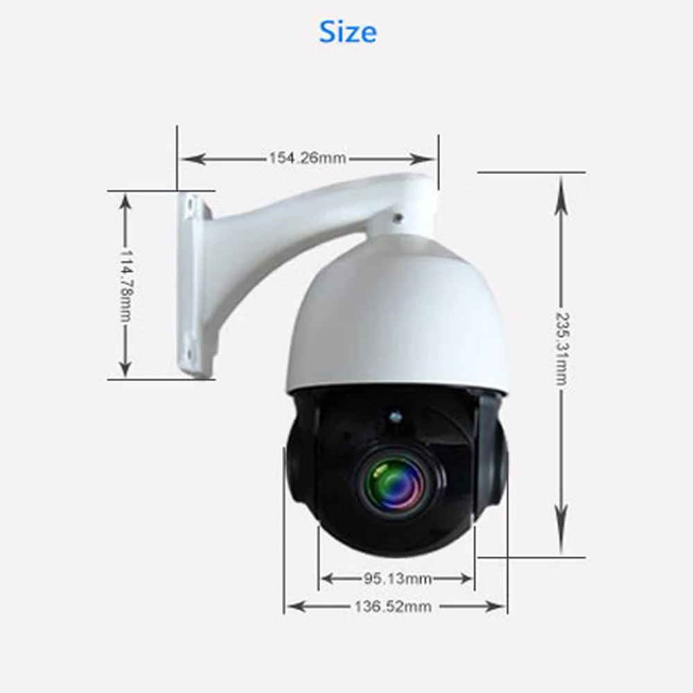 YUNSYE 1080P PTZ IP камера 30X наружная высокоскоростная Купольная 5 Мп CCTV сетевая ИК