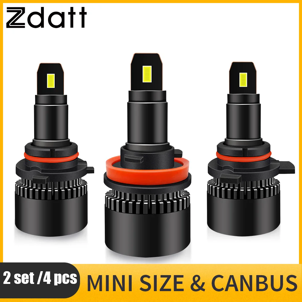 

New Car LED Headlight Bulb H1 H7 H8 H9 H4 LED Lamp Canbus Mini 50W 12000LM 12V 6000K 9005 HB3 9006 HB4 Fog Lights Auto Headlamp