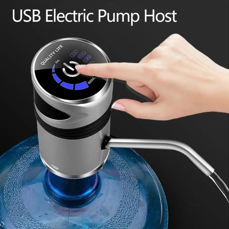 Practical Smart Wireless Electric Water Dispenser Portable Drinking Bottle Touch Switch Save Your Time and Energy& Convenience