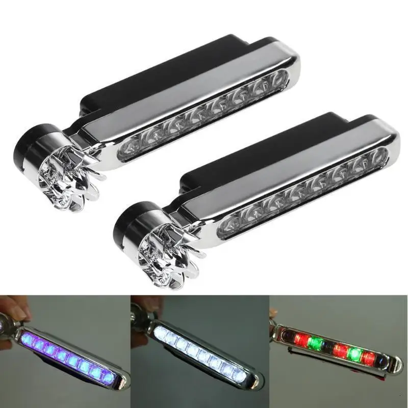 

8 LED Car Wind Energy Daytime Running Light LED Work Light Bar Fog Light Lamp Car DRL Driving Day Lights Decorative Lights