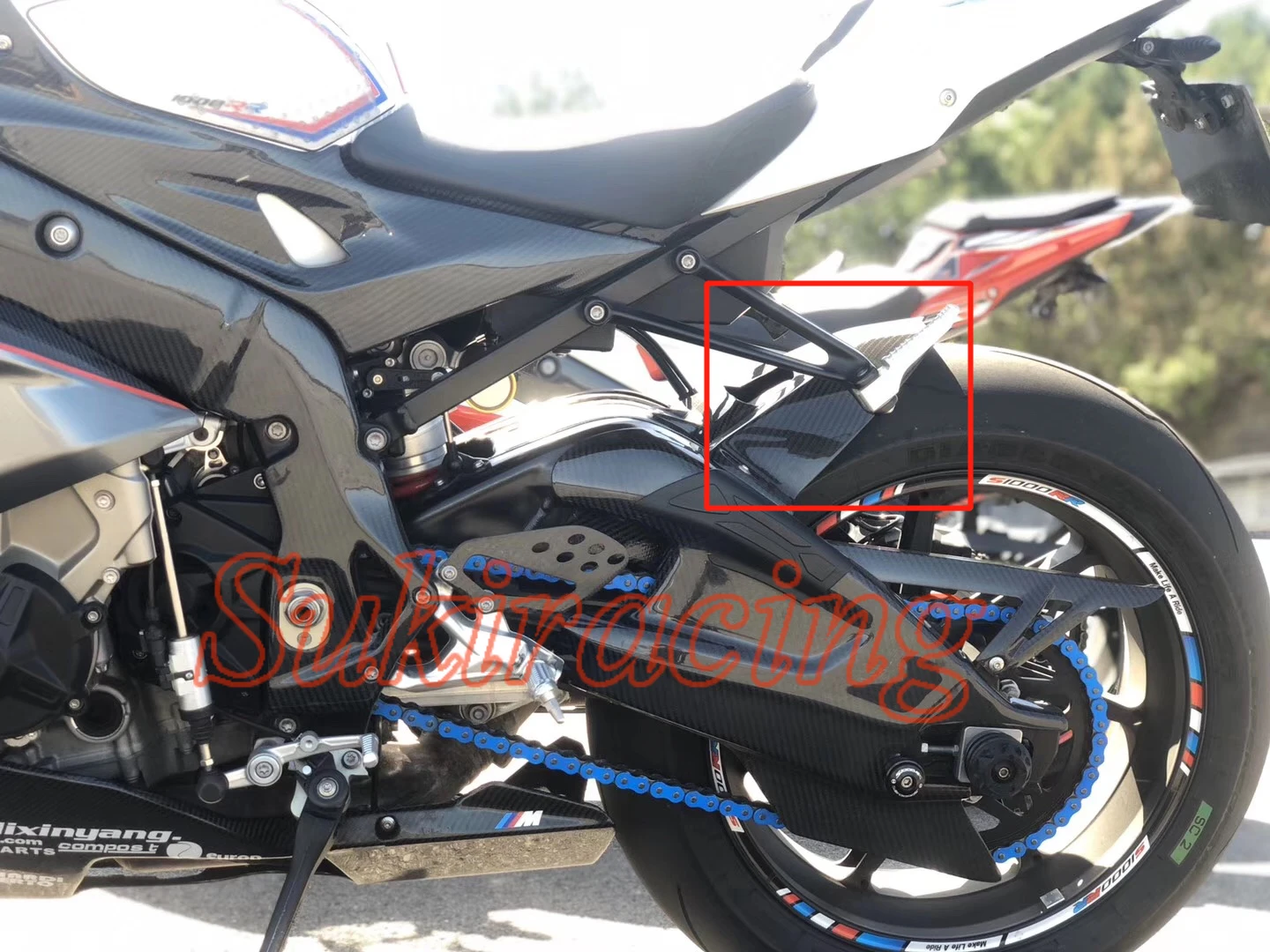Брызговик заднего крыла из АБС пластика для BMW S1000RR S1000R брызговик углеродного