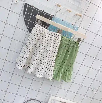 

2020 new girls dots skirt spring cotton fashion girls skirts 3-8 years HJ860