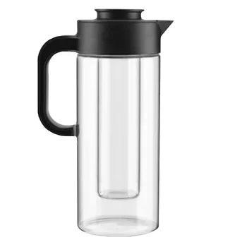 

Large Water Jug Glass Water Pitcher Tea Kettle Handle Tea Pot Glass Water Jug