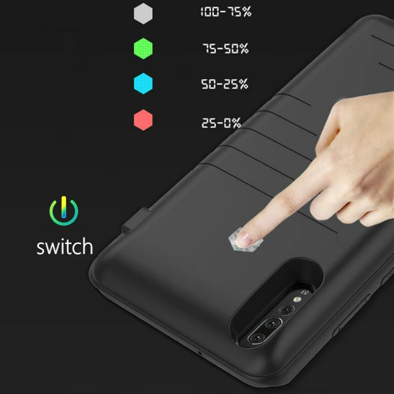 Чехол для аккумулятора телефона huawei P20 Pro, чехол для зарядного устройства P20pro с большой емкостью, внешний аккумулятор, чехол 8200 мАч