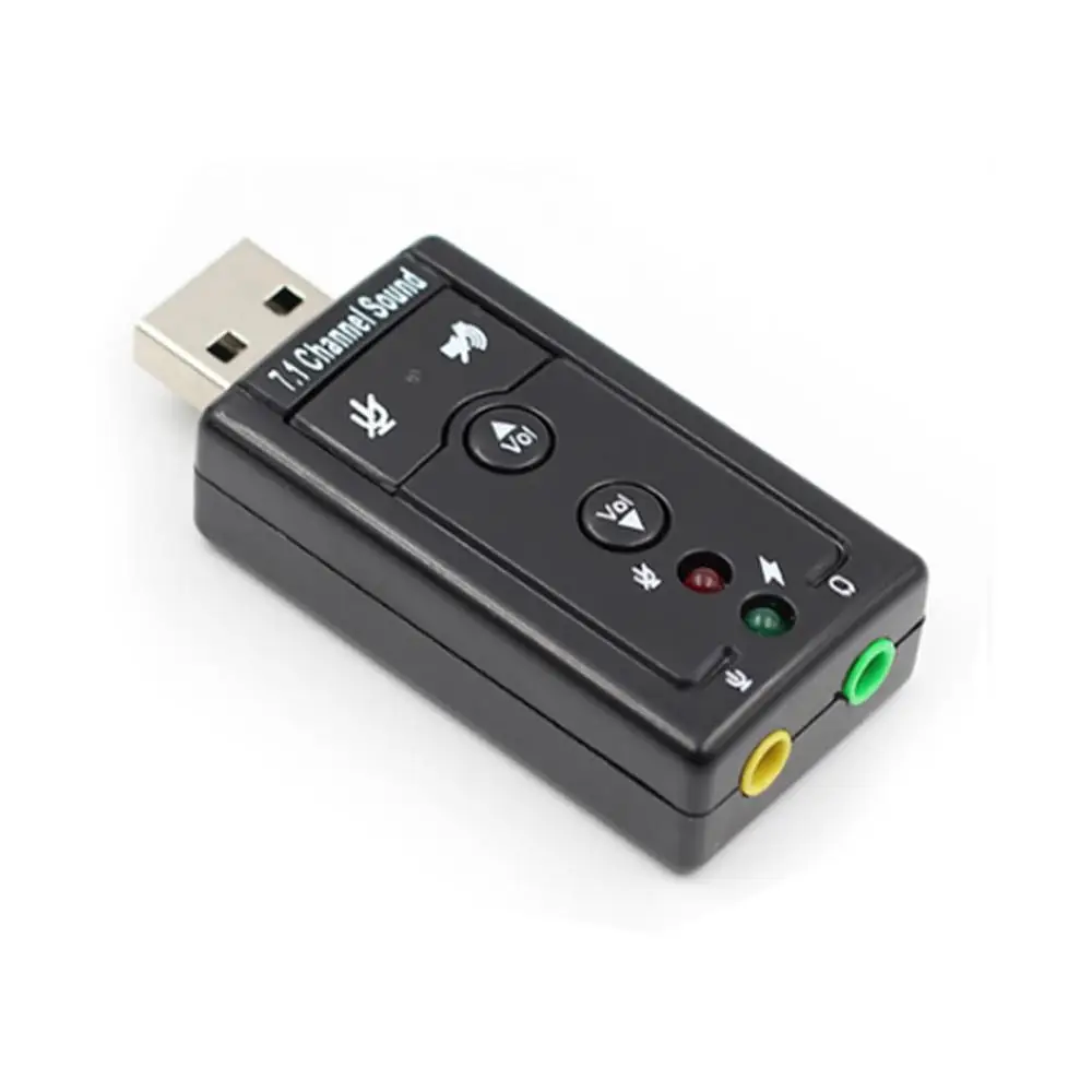 

Mini USB 2.0 3D Virtual 12Mbps External 7.1 Channel Audio Sound Card Adapter Audio Sound Card Adapter For Mac Win Compter