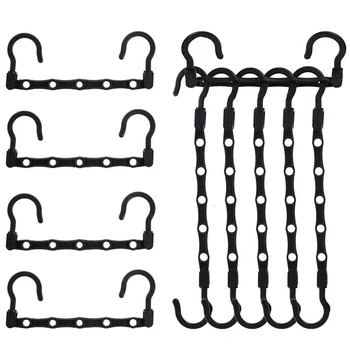 

Cascading Hangers for Clothing Wardrobe,Closet Space Saver Pack of 10 Pack with Sturdy Plastic for Heavy Clothes,Trouser, Jeans