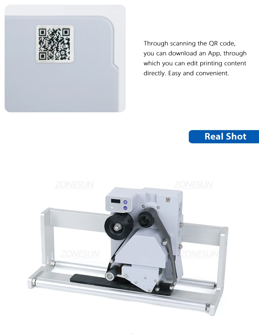 ZONESUN ZS-DC24A Automatic Intelligent Date Coder Printing Machine