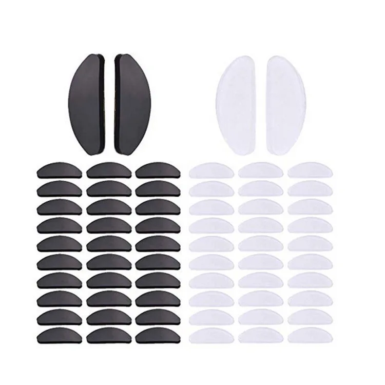 

5 Pairs/lot New glasses Anti Slip Silicone Nose Pads for Eyeglasses Sunglass Glass Spectackles Wholesale