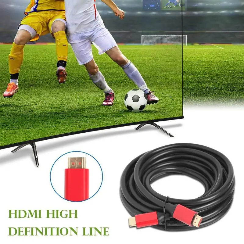 0,5/1/2/3/5 m 19+ 1 3D 4 K/60 Гц HDMI 2,0 кабель Позолоченные Чистая Медь HD 1,4 видео шнур для ТВ-проектор компьютерной приставки к телевизору кабель HDMI, HD