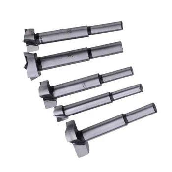 

Carbon Steel Furniture Home Door 5pcs Hinge Drills Woodworking Punching Tool DIY