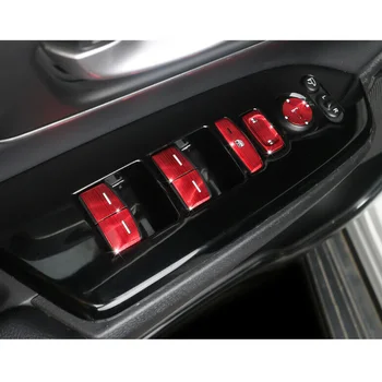 

11pcs Aluminum Alloy Glass Window Lifting Panel Decor Cover Trim Red For Honda CRV CR-V 2017-2020 Decoration Cover Trim
