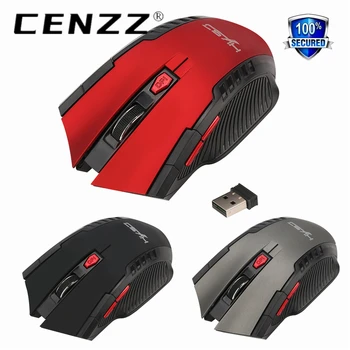 

100% new high-quality 2.4GHz 6D wireless USB gaming mouse 6-key 2400dpi sensor comfortable and portable and light weight eSports