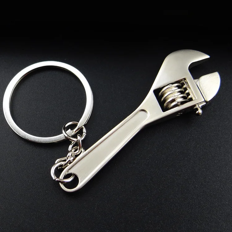 

Monkey Wrench Keychain Creative Mini Tool Metal Key Pendants Activity Customizable Cool Gift