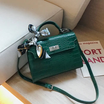 

Shoulder Bag Women Bags Designer 2020 Stone Solid Crossbody Bag Scarves Flap Buckle Purses And Luxury Handbags Bolsa Feminina