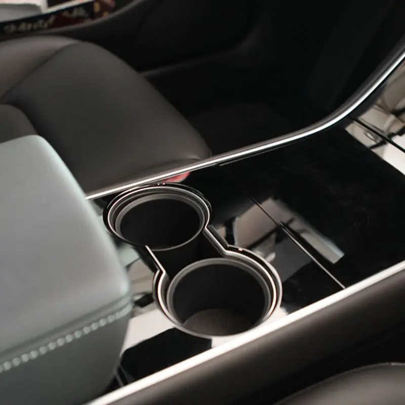 Expander Black Water Cup Organizer Holder Adapter For Tesla Model 3 Accessories YHQ