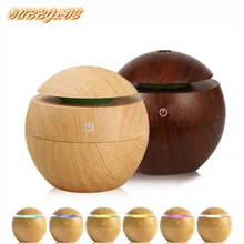 Umidificador de ar elétrico aroma difusor de madeira umidificador de ar ultra-sônico óleo essencial aromaterapia fabricante névoa fria para casa