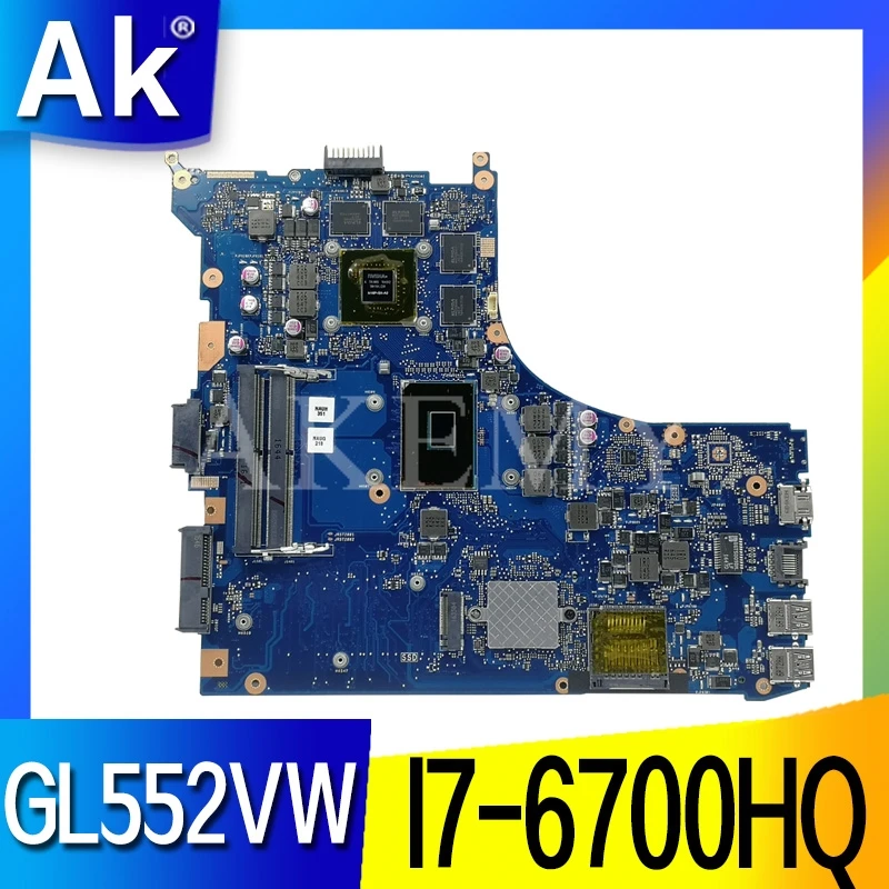  GL552VW For ASUS GL552VW ZX50V GL552VX laptop motherboard GL552VW I7-6700HQ GTX960M/GTX950M Test or