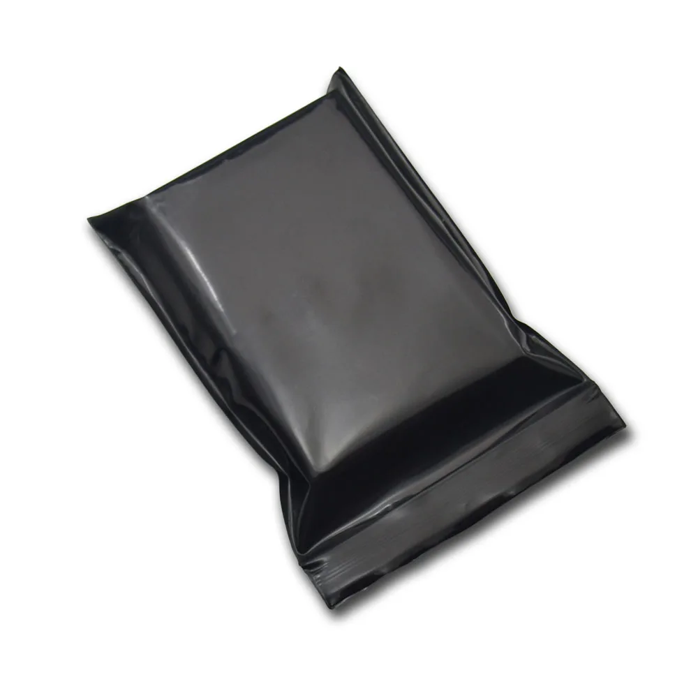 

8x12cm 200pcs/lot Black Top Zip Lock Package Bag Heat Sealable Plastic Packaging Bag Reclosable Water Proof Vacuum Food Pouch