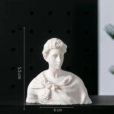 B Septimius Geta Chopin Джордж Gemmelada головные портреты мини гипсовая статуя украшение дома Смола искусство и ремесло эскиз практика R3227 - Color: B