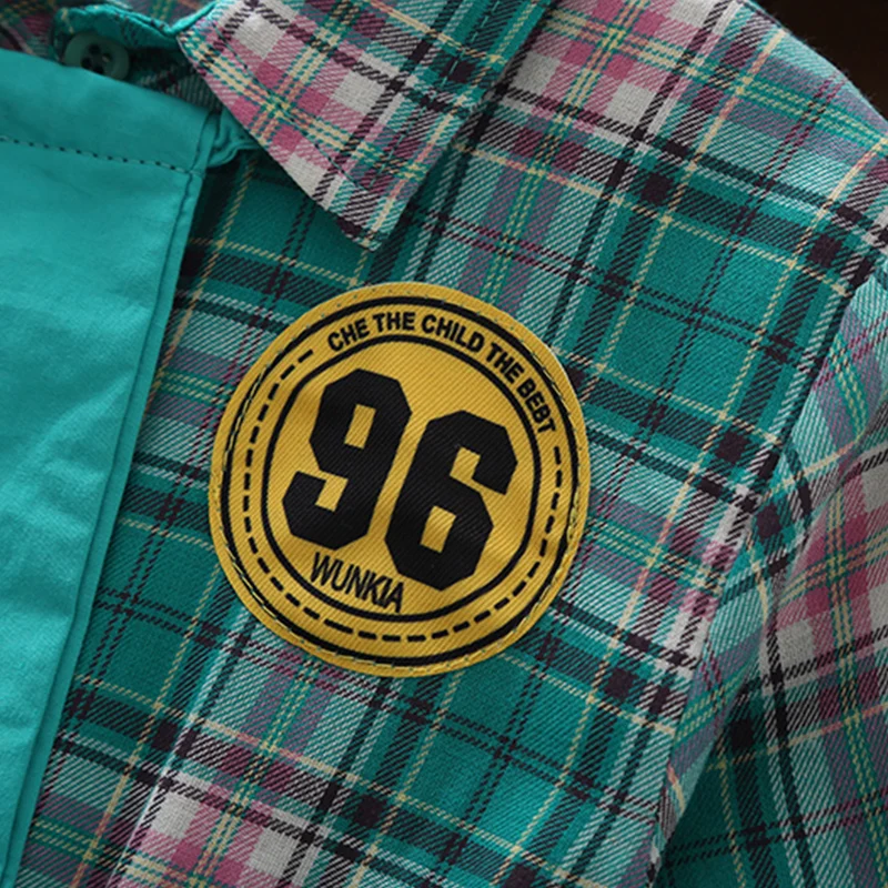 女童长袖连衣裙秋装洋气2020新款中大儿童秋季纯棉格子学院风裙子_5