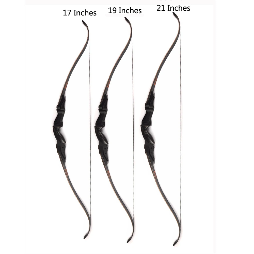 30 60lbs F261 American Recurve Bow 17/19/21 inches Riser IBO 190FPS ILF