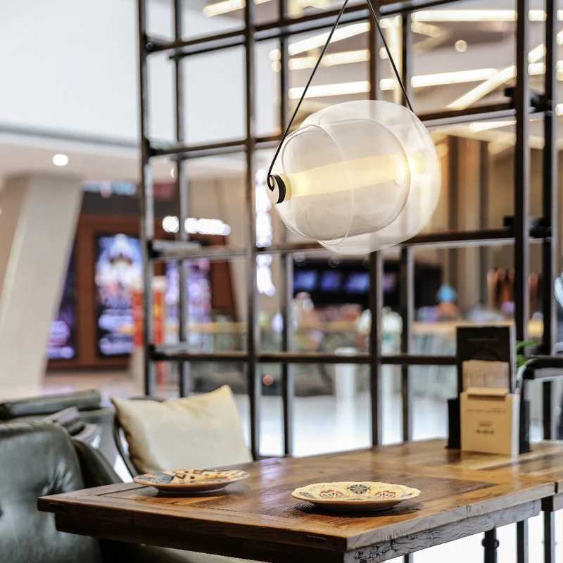 

Single Bar A Chandelier Post Modern Restaurant Bar Counter Personality Arts Model Between Shop Industry Wind A Chandelier