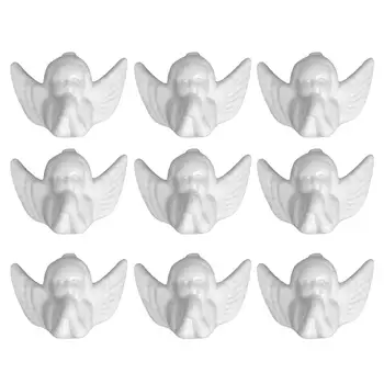 

24Pcs Modelling Polystyrene Foam Angel Decoration Christmas Ornaments DIY Party Supplies for Christmas Party White